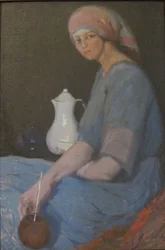La niña del mate